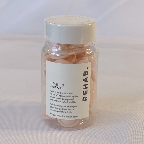 Rehab Hair 50 Rehab Hair Oil Capsules All Hair Types 30ml1 Fl Oz